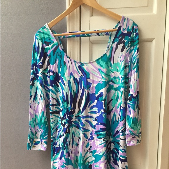 Lilly Pulitzer Dresses & Skirts - NWT Lilly Pulitzer Emma Dress Capri Teal - Small
